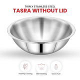 AM3417 Atinito Stainless Steel Triply Tasra without Handle 24Cm