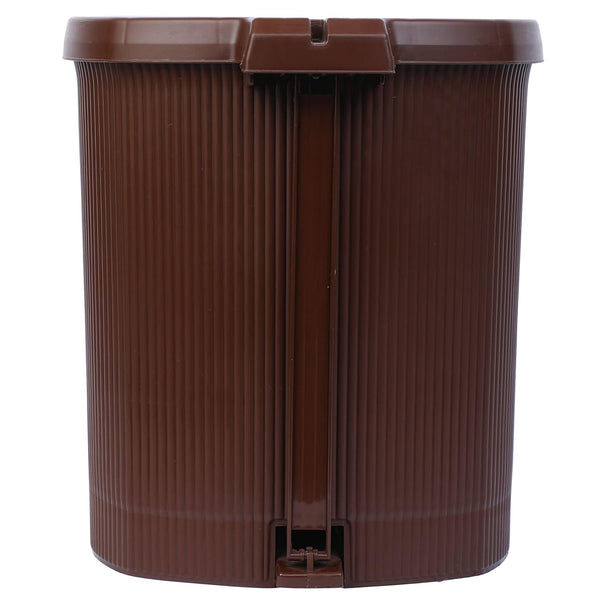 3845 DECOR PEDALBIN 1015 DLX Plastic Pedal Dustbin Used For Kitchen, Office, Car (1 Pc)