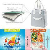 AM2865 Lunch Bag Large Insulated Design Tote Lunch Bag with Aluminum Foil for Work Multicolour