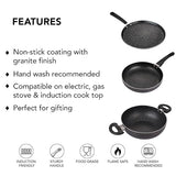 AM3391 Cello Kitchenova IB Premium Induction Non-Stick Cookware 3 Pcs Set