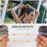 AM6423 Elastic Cotton Hair Rubber Bands Pack of 12pcs
