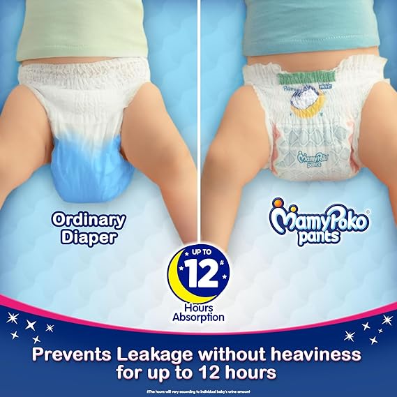 AM2294 MamyPoko Pants Extra Absorb Newborn Pant Style Diaper NB 5 Kg 34 Pants