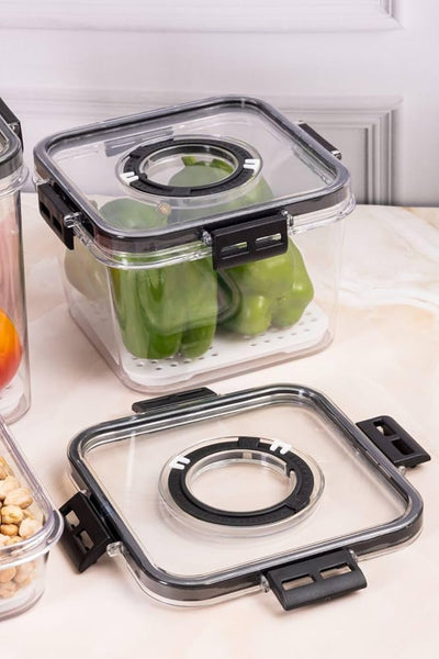 AM3797 Fridge Storage Container with Time keeping on Top Lid