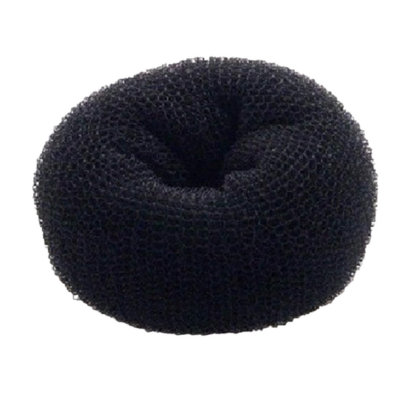 AM1046 Hair Donut Bun Maker Ring Black - Medium