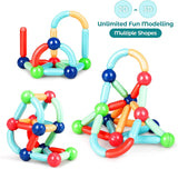 AM0416 Magnetic Sticks Building Blocks 40 Pieces for Kids Age 3+ - Creative and Educational Construction Toy
