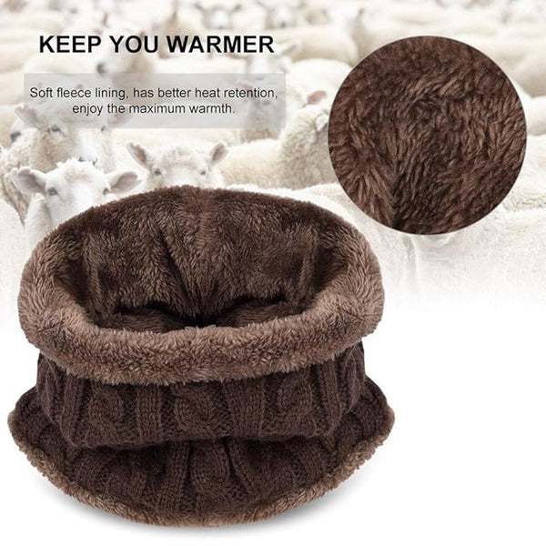 Woolen Beanie Cap & Muffler for Men & Women