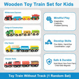 A07153 Wooden Toy Train Set for Kids