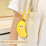 A07175 Cute Banana Toothbrush Case Cover with Hanging Strap
