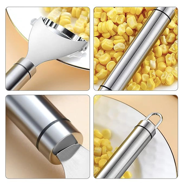 3134 Premium Corn Peeler, Stainless Steel Corn Cob Peeler