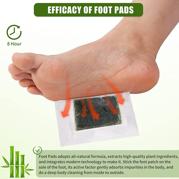 3577 KINOKI FOOT PATCH CLEANSING DETOX FOOT PADS (Pack of 10 Pads)