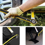 3713 Auto Labor-Saving Jack Ratchet Wrench, Universal 360 Degree Swivel Tire Wheel Jack Ratchet Wrench Scissor Jack