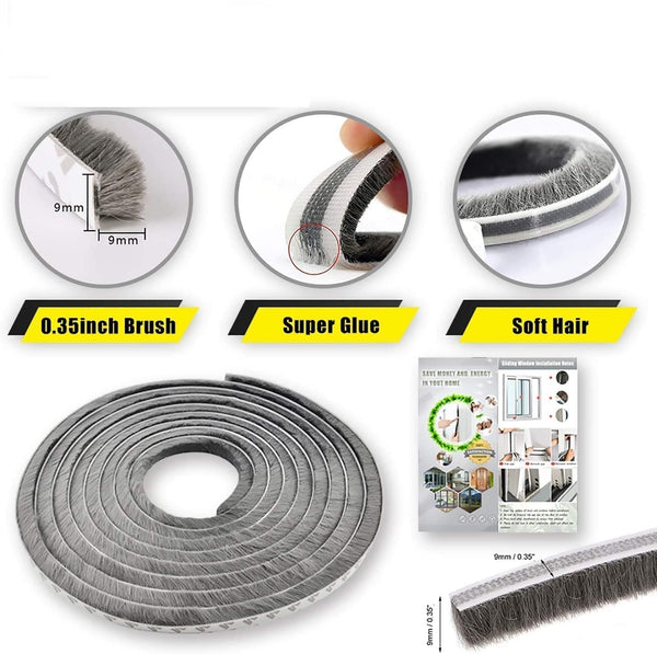 AM3656 10 Meters Windproof dustproof Window Sealing Strips