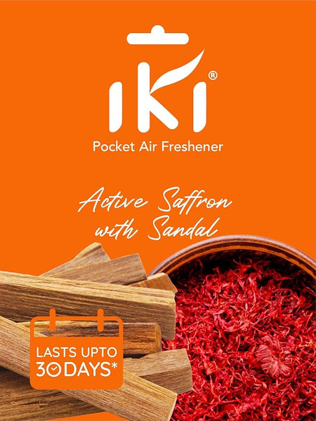 AM2255 IKI Pocket Air Freshener Mix Flevar 1 Pcs Make any Space Feel Blissful Lasts Upto 30 Days