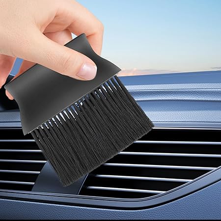 AM2874 Car Brush Interior AC Vents Cleaning Brush Soft Duster Interior Cleaning Dusting Tool for Automotive Accessory