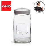 AM0656 CELLO Classic Canister Glass Jar 1000ml