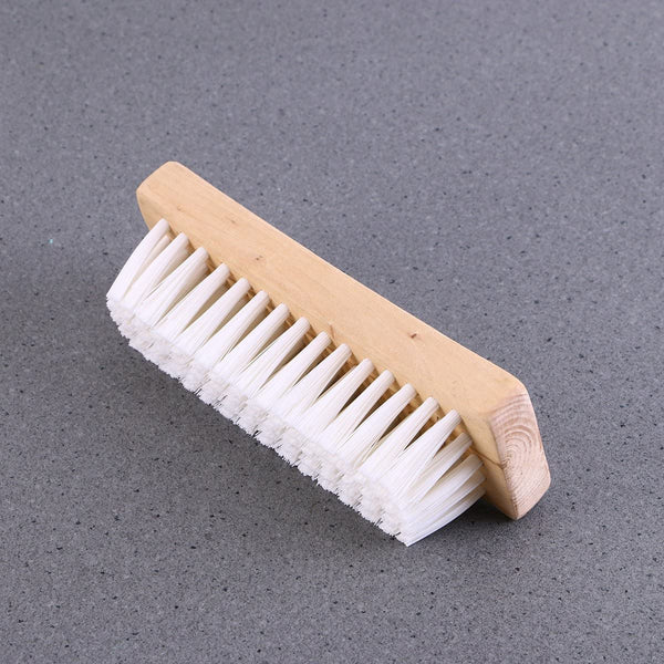 AM2803 Wooden Cloth Brush Versatile Smooth Cleaning Cloths, Floors, Mats, Carpets, Bathroom, Kitchen, and Floor Tile Cleaning Tool with Flexible Bristles