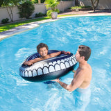 AM0387 Giant Tire Inflatable Floating Swimming Pool Tube Ring for Kids 36" inch