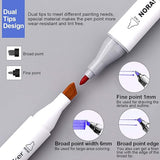 AM2130 Touch Cool Marker 36 Pcs Art Markers | Double Brush Tipped Markers Pen | Dual Head Marker Jcc-777-36