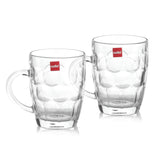 AM2589 CELLO Otello Beer Glass Mug Juice, Beer, Beverages -540ml Set of 2, Clear