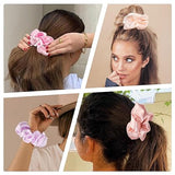 AM1027 Luxury Satin Scrunchies for Women & Girls