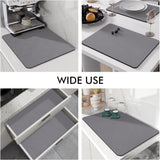 AM3669 Dish Drying Mat for Kitchen (30CMX40CM) Set Of 1 Pcs