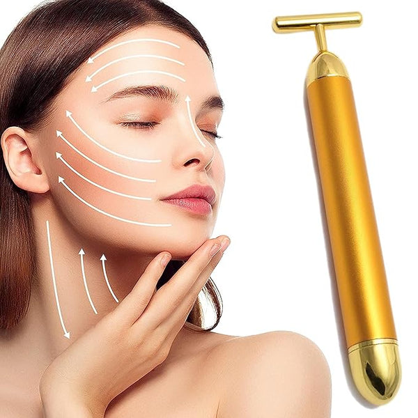 8363 Golden Energy Face Massager (1 Pc)