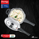 AM2251 Prestige 5L Svachh Tri-Ply handi pressure cooker(outer lid)|Deep Lid for spillage control