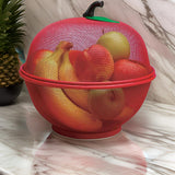 3162 Apple Shape Net Fruits & Vegetables Basket for Kitchen