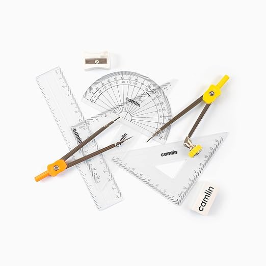 AM3301 Camlin Scholar Mathematical Drawing Instruments Box