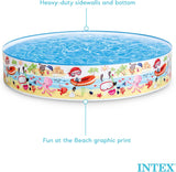 AM3973 Intex Wet Set Collection Snorkel Buddies Snapset Pool, Multi Color (1.52m x 25cm)