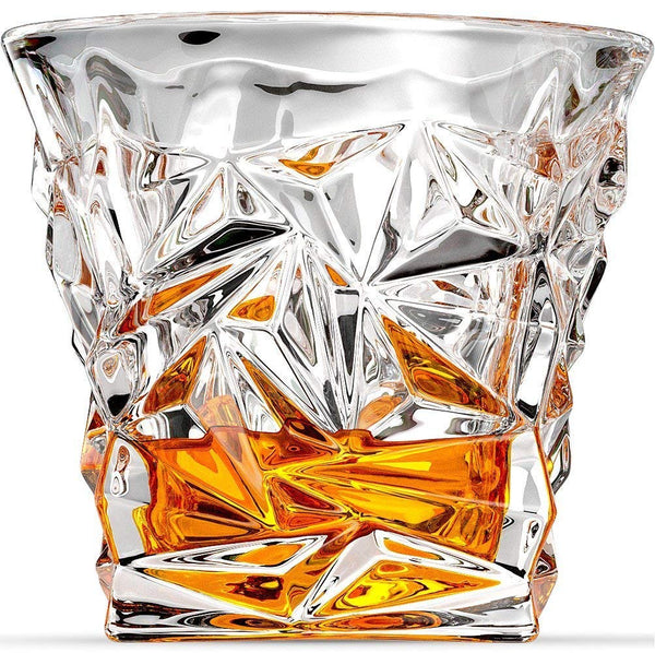 AM3750 Diamond Crystal Cut Whiskey Glasses Set of 6 Pcs 300ml