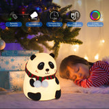 3164 Panda Night Light  Rechargeable Silicone LED Lamp