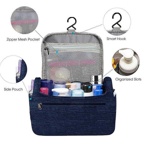 3076 Women Zip Closure Cosmetic Makeup Bag