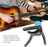 6141 GUITAR CAPO WITH PICKUP STAND, SOFT PAD FOR ACOUSTIC AND ELECTRIC GUITAR UKULELE MANDOLIN BANJO GUITAR ACCESSORIES