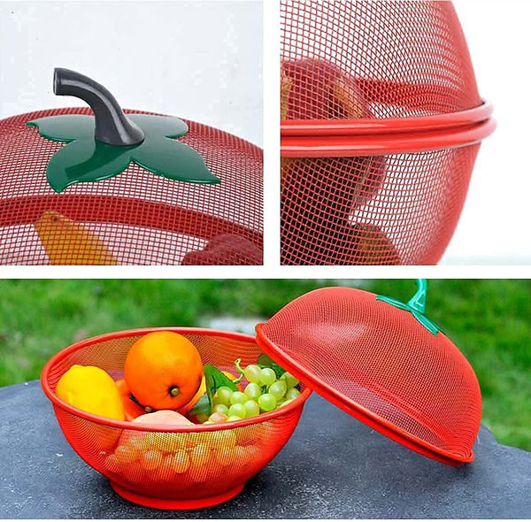 3162 Apple Shape Net Fruits & Vegetables Basket for Kitchen