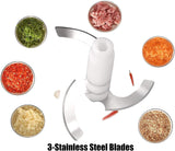 3267 Hand-Press Vegetable Chopper Mixer Cutter (800ml)