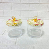 Di0164 Rishabh Super Antique Jar Set of 2 with Crown Lid Design