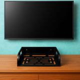 AM6209 ABS TV Setup Box Stand - Black