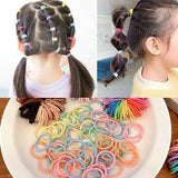 AM1003 1 Box, Cute Colorful Hair Tie Hair Accessories for Baby Girls & Little Girls