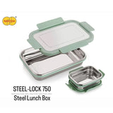 AM5104 Steel-Lock 1000 Lunch Box with Small Container & Spoon