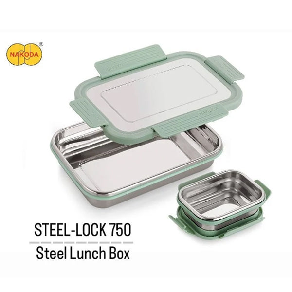 AM5104 Steel-Lock 1000 Lunch Box with Small Container & Spoon
