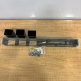 A07045 Wall-Mounted Steel Kitchen Organizer Rack with Knife Holder, Hooks & Cutlery Caddy
