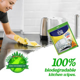 AM0685 Sponge Wipes for Kitchen & Home Cleaning  unit 3wipes , Biodegradable Material, Super Absorbant (Multicolor)