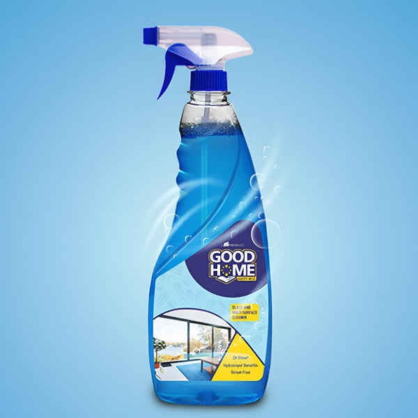 AM2481 Good Home Glass Multi Surface Cleaner 500ml 2X Shine Hydrotrope Benefits Streak 1 Pcs
