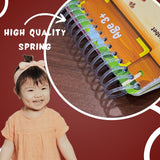 AM5787 Bade Natkhat All in One Early Learning Board Book (13 Category) - For Kids Velcro Book