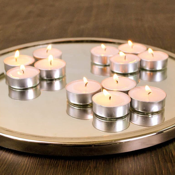 AM0150 Tealight Candle White (Pack of 10, 6 GM) 1 BOX