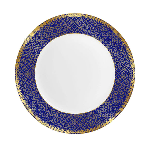 AM5752 Cello Opalware Solitaire Series Sapphire Dinner Set, 27 Units - Opal Glass Dinner Set for 1 | Crockery Set for Festive Ocassions, Parties | White Plate and Bowl Set
