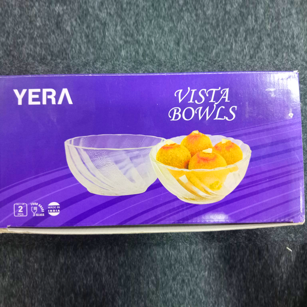 Di0358 YERA Vista Glass Bowls - 2 pcs