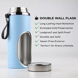 A06900 Vacuum Insulated Water Bottle 800 ML Stainless Steel Hot Cold Flask (1 Pc)