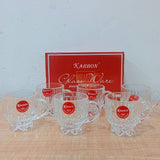 AM5978 Glass Tea Cups – 94 ml – Set of 6